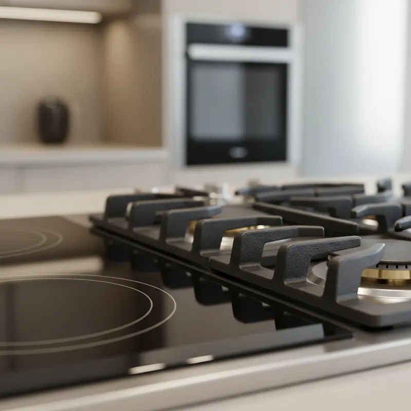 cooktop vs rangetop — illustration