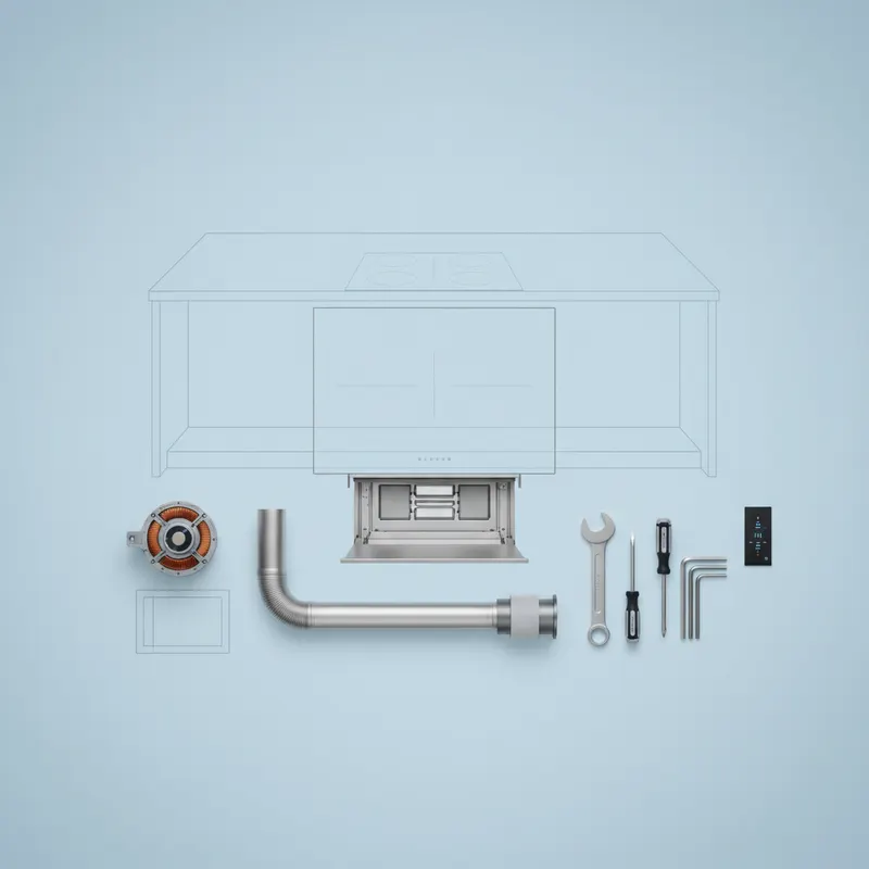 downdraft cooktops — detail