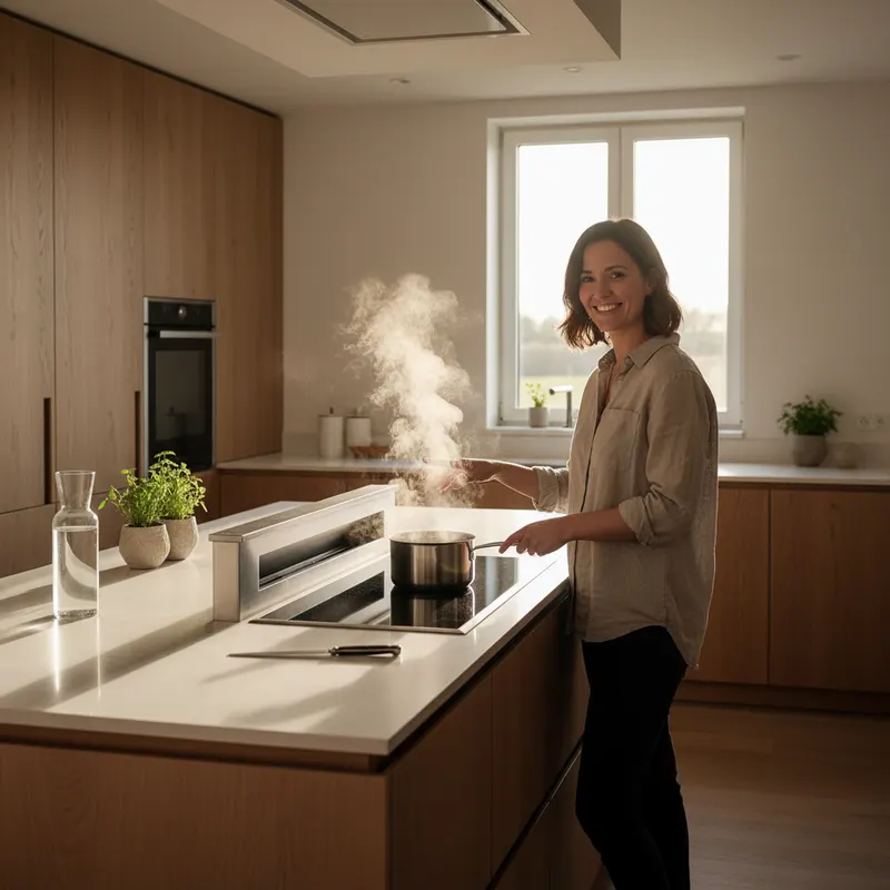 downdraft cooktops — example