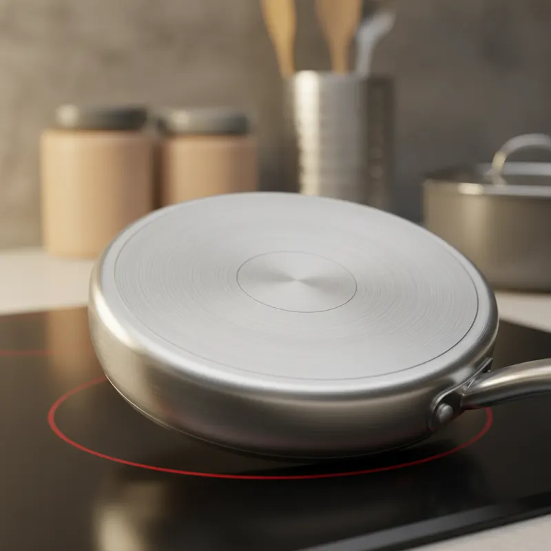 induction cooktop pan size — illustration